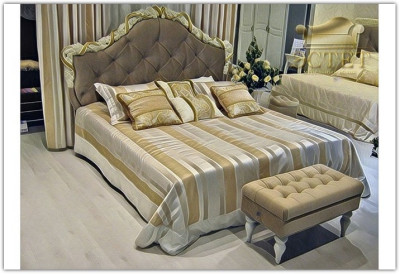 Кровать с мягким изголовьем 180*200 Romantic R418-K02-AG-B01