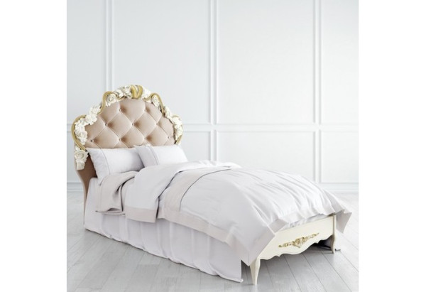 Купить Кровать с мягким изголовьем 90*190 Romantic R409-K02-AG-B01 с доставкой по России по цене производителя можно в магазине Другая Мебель в Краснодаре