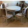 Стол обеденный Диалог 5 круглый на балясине (раздвижной) BOSSANOVA