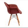 Кресло Secret De Maison CINDY SOFT (EAMES) (mod. 101) коралловый (HLR 44)/натуральный 