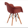 Кресло Secret De Maison CINDY SOFT (EAMES) (mod. 101) коралловый (HLR 44)/натуральный 