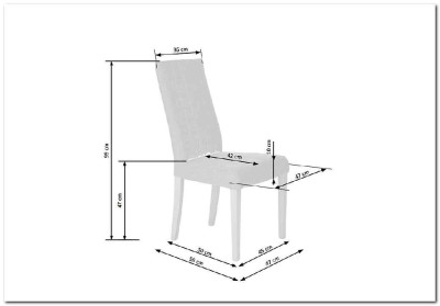 Стул кухонный Halmar DIEGO (дуб медовый/inari 91)