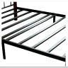 Купить Кровать AT-915 дерево гевея/металл 90*200 (Single bed), красный дуб/черный с доставкой по России по цене производителя можно в магазине Другая Мебель в Краснодаре