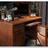 Стол письменный Кентаки каштан BIU2D2S БРВ
