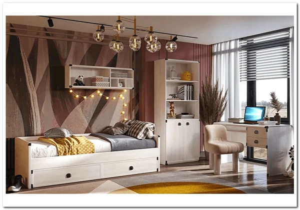 Подростковая и детская комната ИНДИАНА (Indiana) BRW купить по цене 63 060 руб. в магазине Другая Мебель в Краснодаре