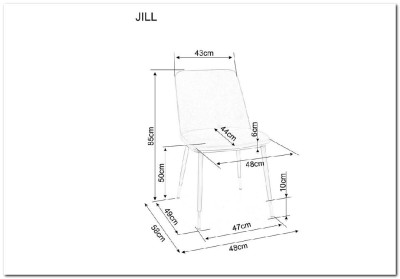 Стул кухонный Signal Jill Bluvel28 (бежевый)