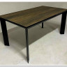 Стол CREMONA 180 KL-61 Под дерево, итальянская керамика / черный каркас