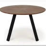 Стол обеденный Halmar DANILO 120 (орех/черный)