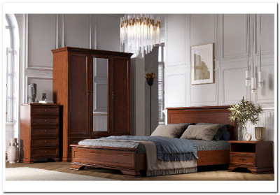 Тумба прикроватная Кентаки S320-KOM1S каштан БРВ