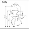 Стул кухонный Halmar K542 (серый/черный)