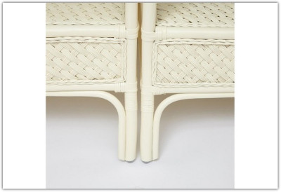 Комплект обеденный "ANDREA GRAND" (стол+6 кресел) TCH White (белый)