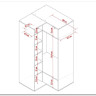 Купить Угловой шкаф 4You VOX с доставкой по России по цене производителя можно в магазине Другая Мебель в Краснодаре
