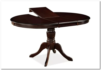 Стол обеденный Signal OLIVIA 106 раскладной (темный орех)