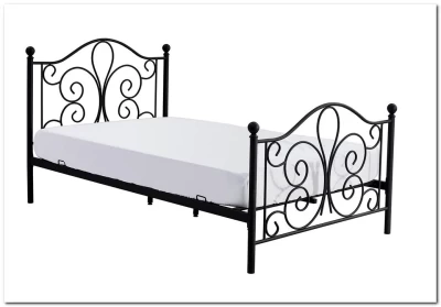 Кровать HALMAR PANAMA (черный) 120/200