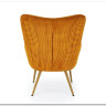 Кресло HALMAR AMARO горчичный