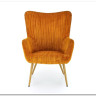 Кресло HALMAR AMARO горчичный