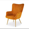 Кресло HALMAR AMARO горчичный
