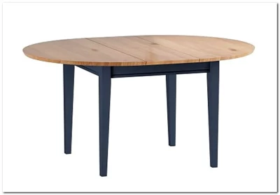 Стол обеденный раскладной Форест Графит D110/145 (массив) 