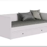 Кровать Ева (Хельга) LOZ/90 белый BRW