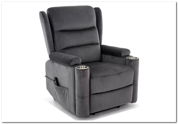 Кресло Signal MINOS Velvet Bluvel 14 раскладное (серый)