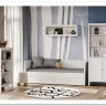 Кровать Ева (Хельга) LOZ120x200 белый BRW