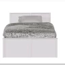 Кровать Ева (Хельга) LOZ120x200 белый BRW