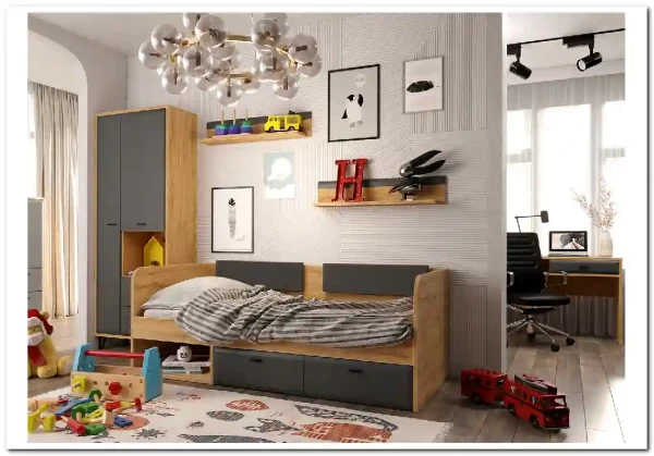 Детская Грейс BRW Грейс (Grace) BRW в стиле сканди купить по цене 59 410 руб. в магазине Другая Мебель в Краснодаре