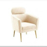 Кресло Halmar MELISA (кремовый/золотой)