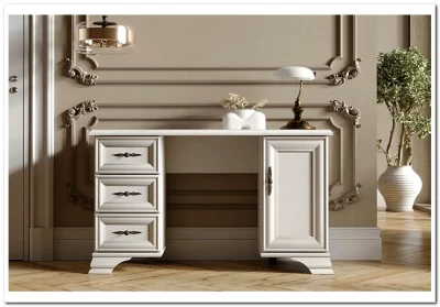 Стол туалетный Кентаки TOL белый BRW