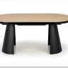Стол обеденный Halmar GIACOMO 180 раскладной (натуральный/черный)