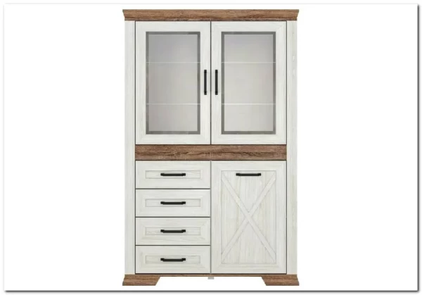 Витрина Марсель REG2W1D4S БРВ для гостиной по цене 49 900 руб.